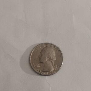 1976-1976 Small Double Mint Mark Liberty Bicentennial Quarter Coin